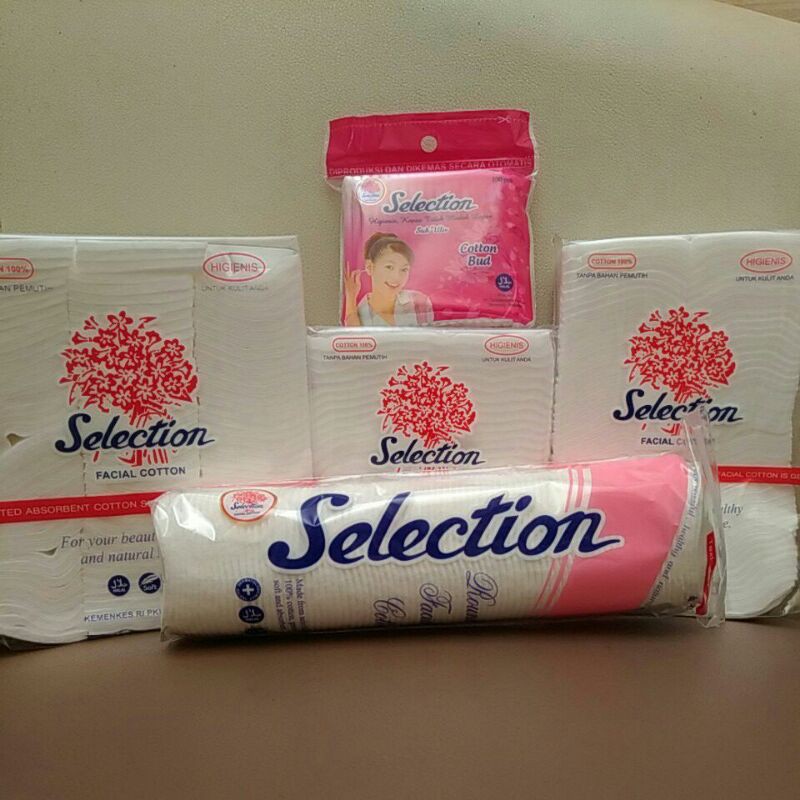 Selection Kapas Tipis 35gr 50gr 75gr Round 80 Cotton Bud 100 Korek Kuping BAYI