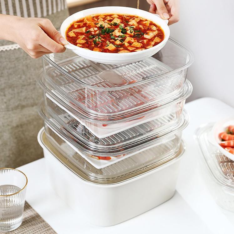 ES Tudung Saji Susun Meal Cover Dapat Dilipat Bongkar Pasang Penghangat Makanan Multifungsi