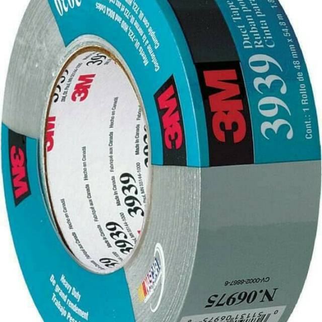 

3M Duck Tape 3939 Warna Silver Size 2 in x 50 Yard