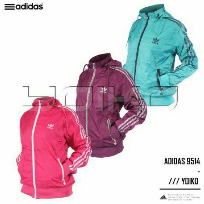 YUK BELI JAKET ADIDAS PARASUT ANTI AIR | JAKET MOTOR WANITA KEKINIAN