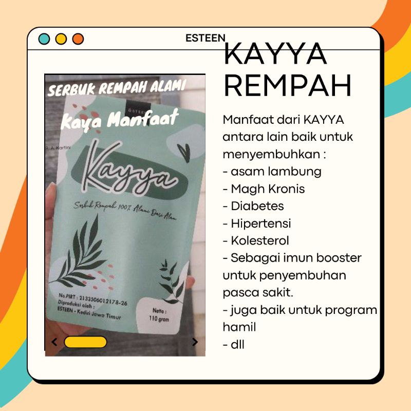 

KAYYA Obat Asam Lambung Herbal Alami Tanpa Efek Samping ampasnya bisa buat masker wajah