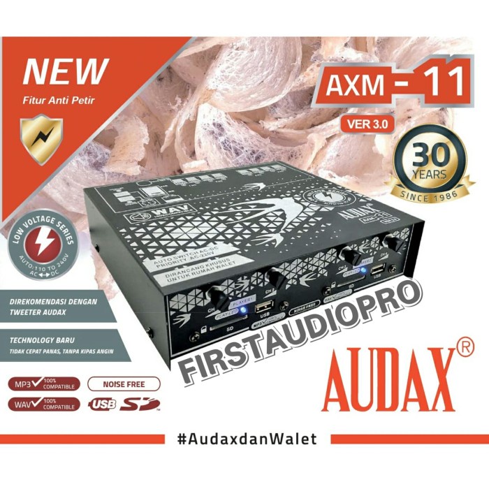 Grosir Ampli Walet Audax AXM11 / AXM 11 4CH Original Elegan