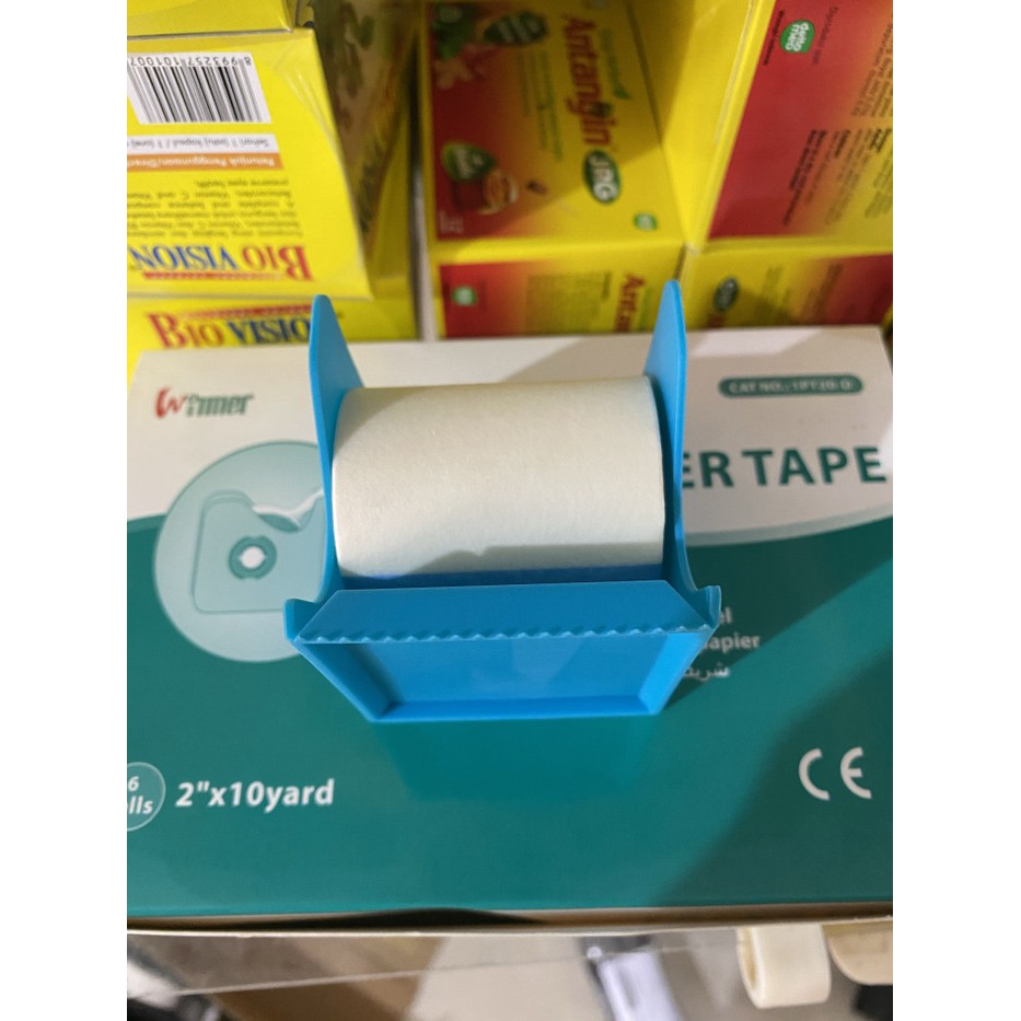 Plester putih / paper tape 2 inch