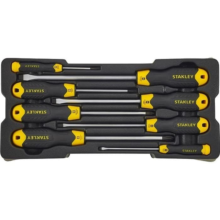 Jual OBENG STANLEY STMT74181 8 CUSHION GRIP SCREW DRIVER MODULE SET 