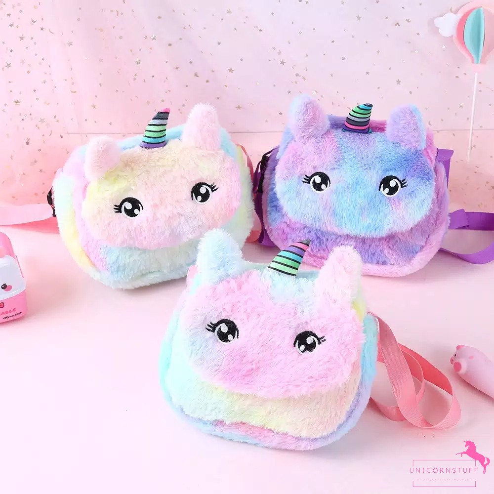 Tas Selempang Unicorn Anak Les Pergi Perempuan Cewek Kado Ulang Tahun Hadiah SLING BAG