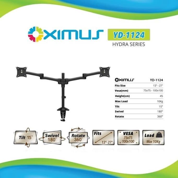 BRACKET LCD LED TV 13" - 27" OXIMUS HYDRA-YD1124