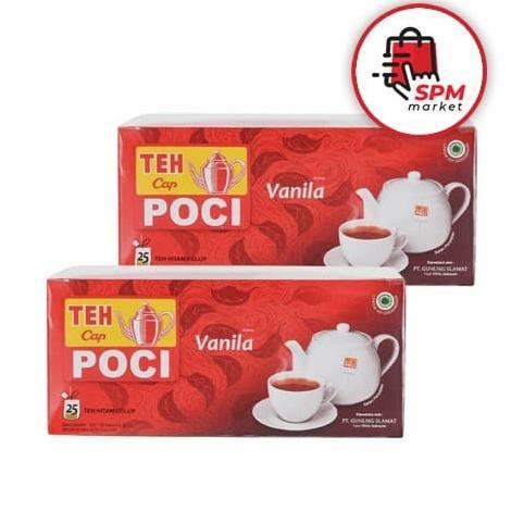 

[ COD ] Teh Poci Vanilla Celup isi 25 kantong Grosir 2 pack (10 kotak) TERJAMIN Kode 4
