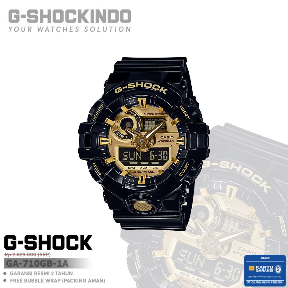 Casio G-Shock GA-710GB-1A / GA-710GB-1ADR Original
