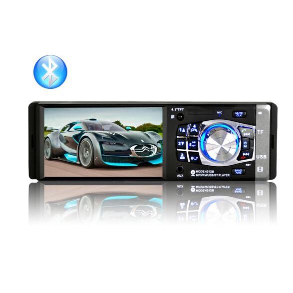 AMPrime Tape Audio Mobil Media Player Monitor LCD 4.1 Inch FM Radio with Rear Camera - 4012B -