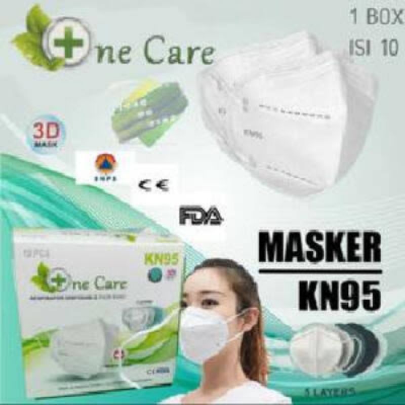 ONE CARE MASKER MEDIS KN95 KN 95 N95 5 PLY KUALITAS TERBAIK