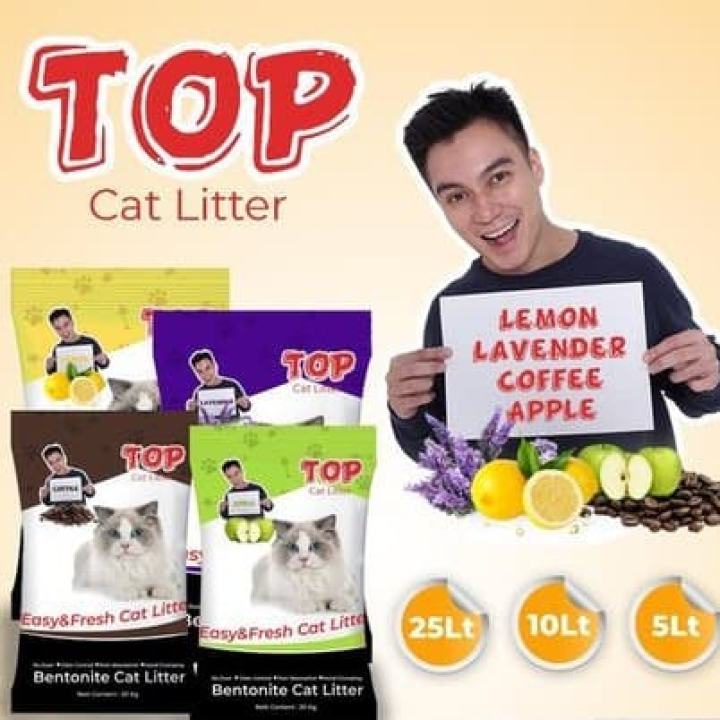 Top Cat Litter 10 Liter Pasir Kucing Gumpal Wangi