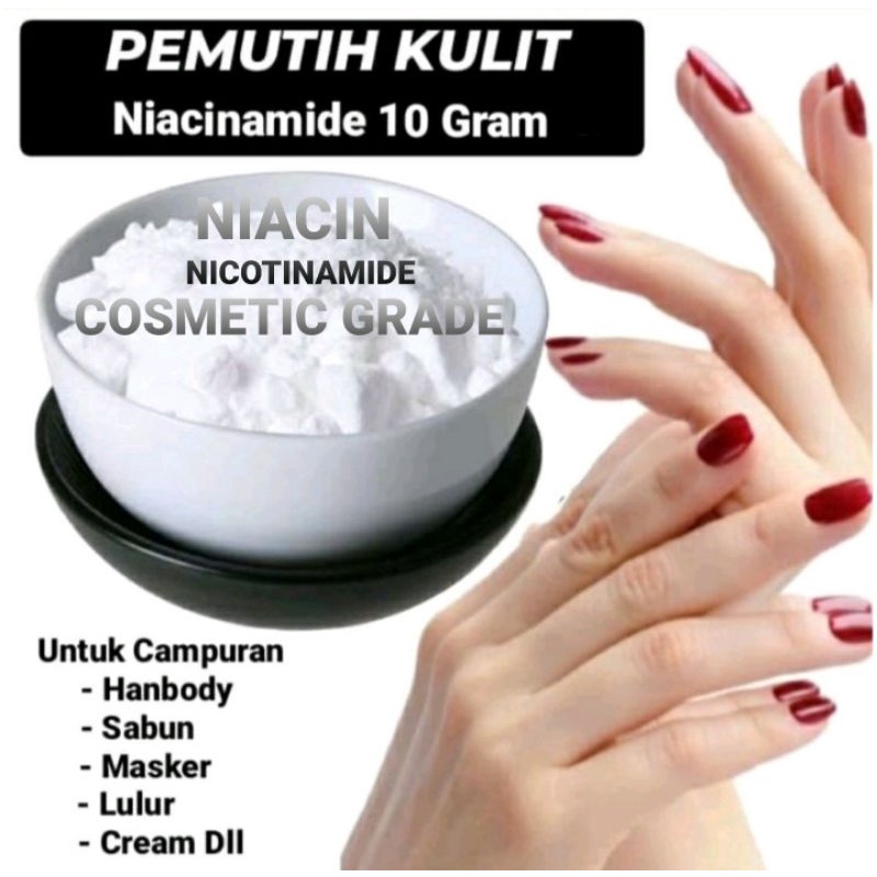 (10gr ) NIACINAMIDE IMPORT VITAMIN B3 COSMETIC GRADE