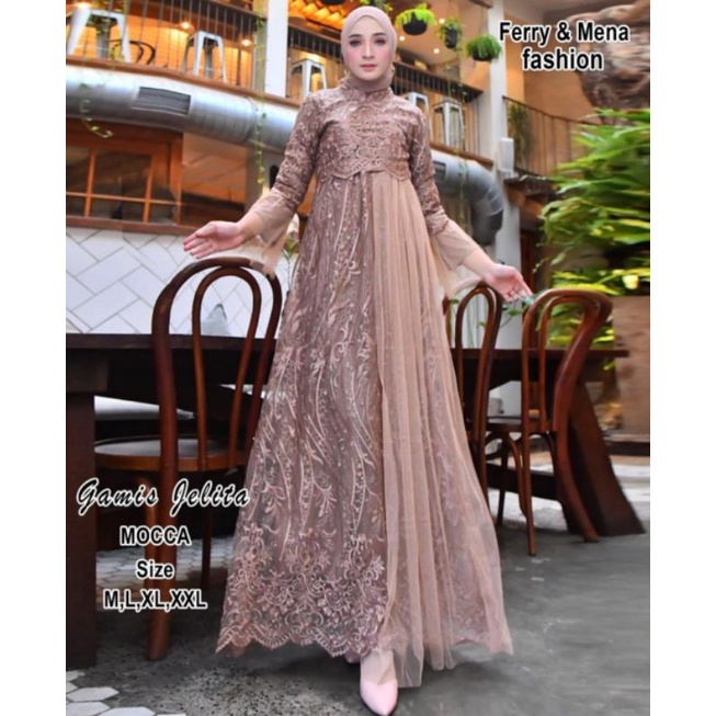 gamis jelita/kebaya dress modern/gamis pesta/wisuda