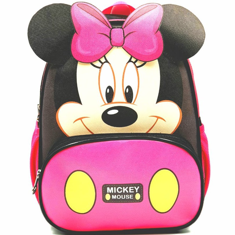 PA TAS SEKOLAH RANSEL ANAK IMPORT 3D 3 DIMENSI PREMIUM TK PAUD PG LOL MICKEY HELLO KITTY DORAEMON BE / TA005