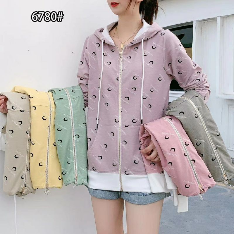 JAKET SWEATER ZIPPER WANITA IMPORT