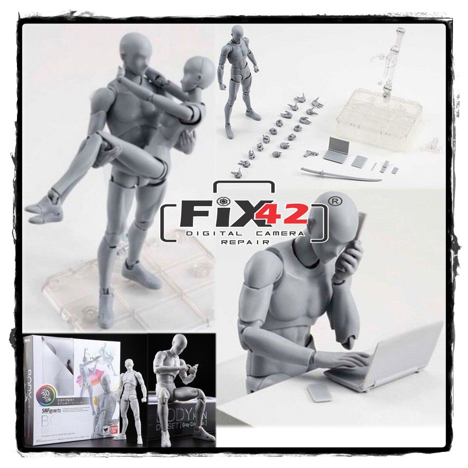 Action Figure Body Kun set DX Male Body Chan female SHFiguart Gray.