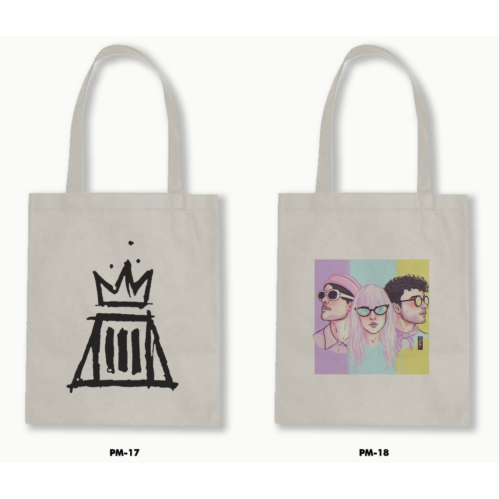 TOTE BAG BLACU - PARAMORE 01