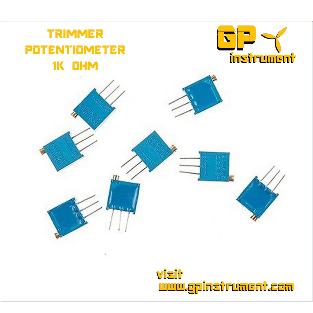 Trimmer Potentiometer 1k 1 kilo ohm Multiturn