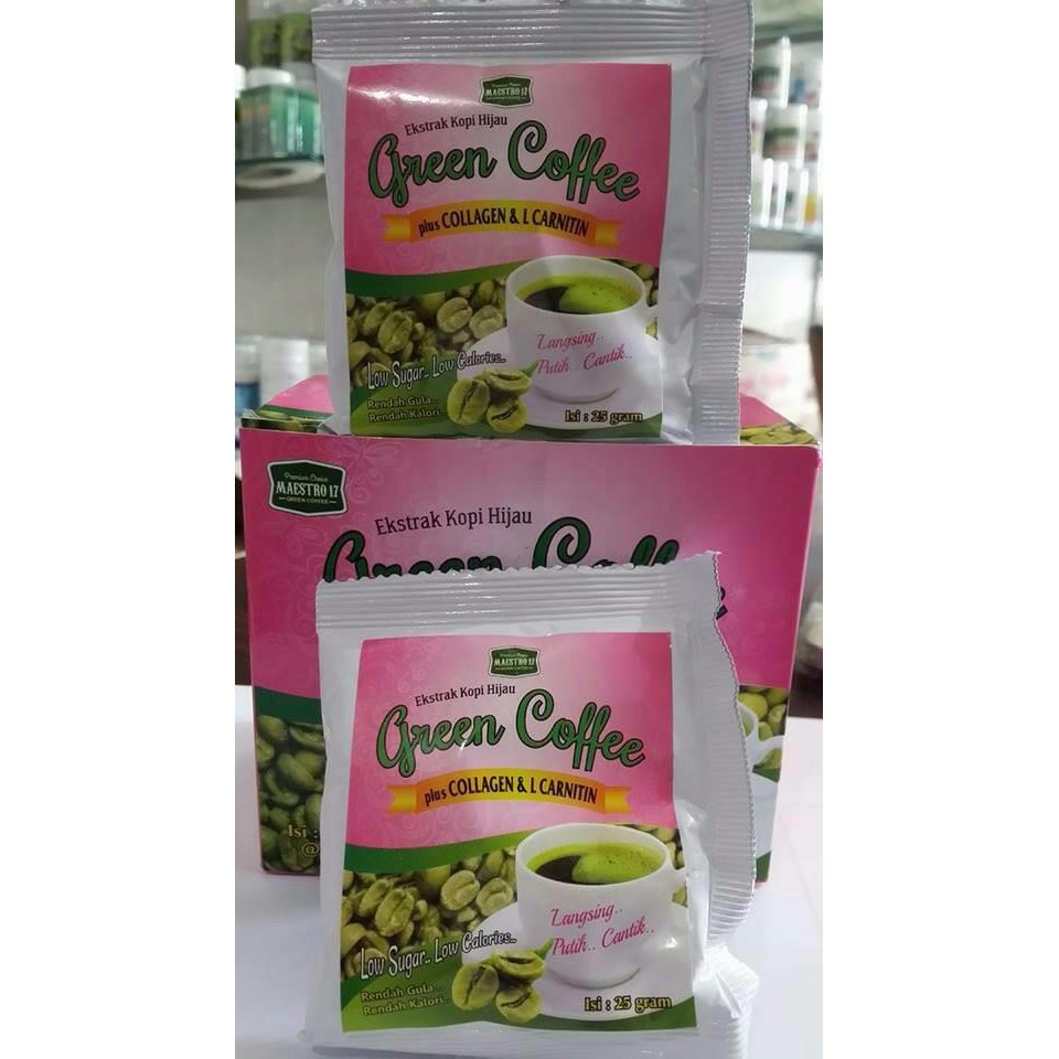 

GREEN COFFEE MAESTRO 17 Original Langsing Putih Dan Cantik Alami N49