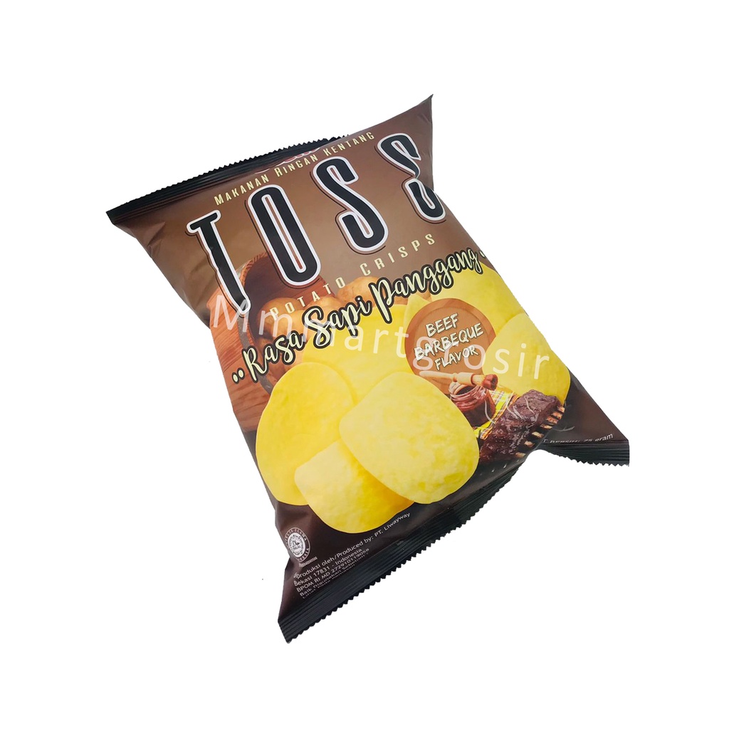 Oishi Toss / Potato Crisps / Rasa Sapi Panggang / 75g