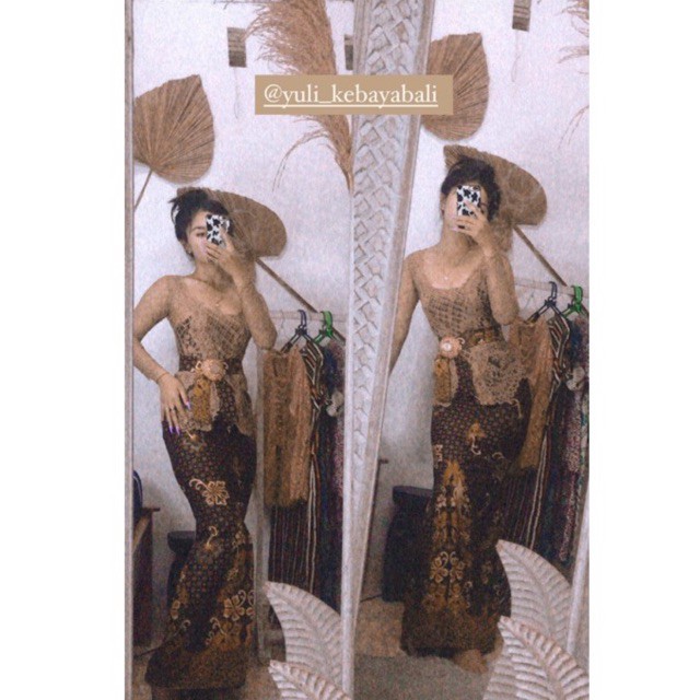 (Baca Deskripsi) Set kebaya Jadi Semi Italy rok duyung/Mermaid