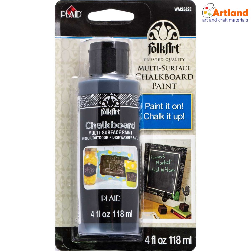 

Folkart Black Chalkbrd Paint 2562