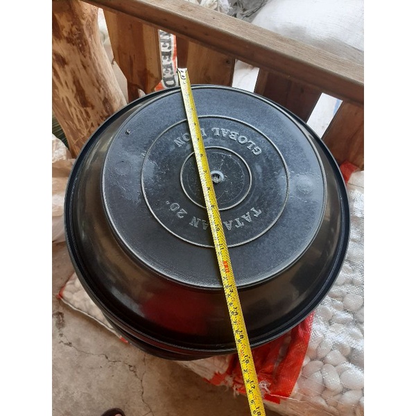 ALAS TATAKAN POT 50 CM HITAM GROSIR PONDOK GEDE