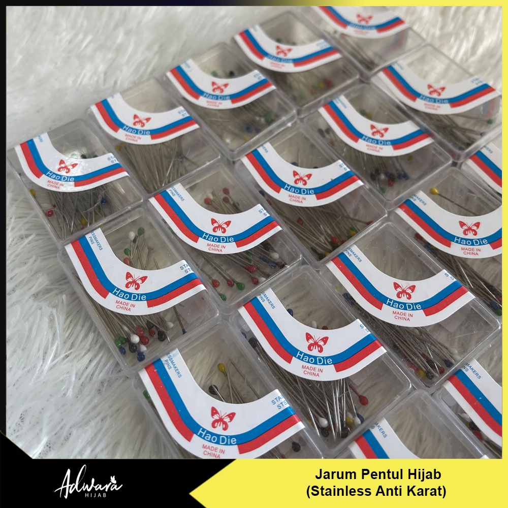 Jarum Pentul Mini Stainless Anti Karat 10 Box Mika
