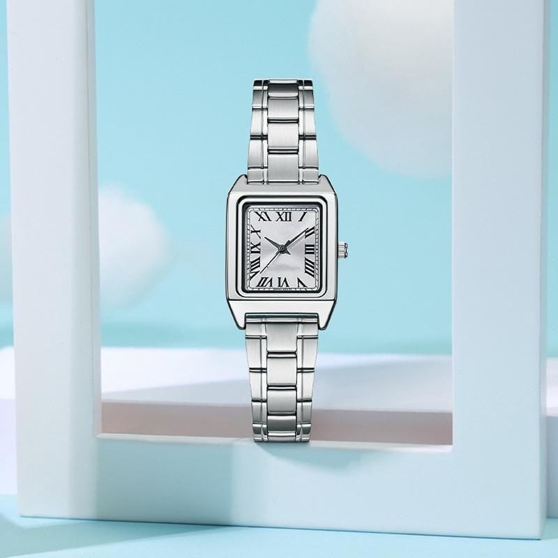 BAJ JAM TANGAN WANITA LTP V007D RANTAI STAINLESS STEEL ANALOG QUARTZ COUPLE PRIA IMPORT GROSIR PREMIUM CS010