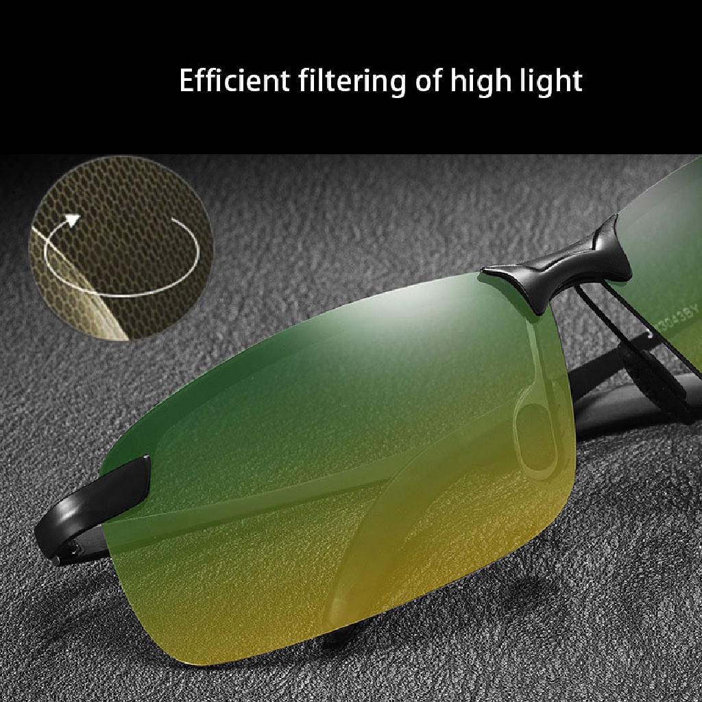 【seasonoun】 Polarized Photochromic Sunglasses Day And Night Driving Fishing Night Vision .