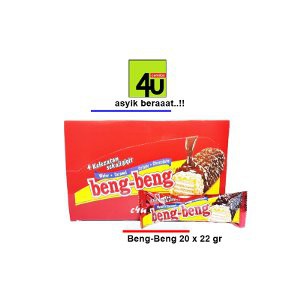 

Stok Ready Beng Beng Chocolate Crisp Wafer 20x22g Berkualitas