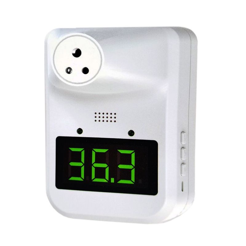 THERMOMETER INFRARED STANDING ALAT TES CEK UKUR SUHU TUBUH NORMAL NON KONTAK PORTABLE ELEKTRIK DIGIT