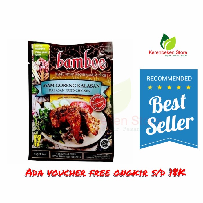 

bamboe bumbu instan ayam goreng kalasan 55gr