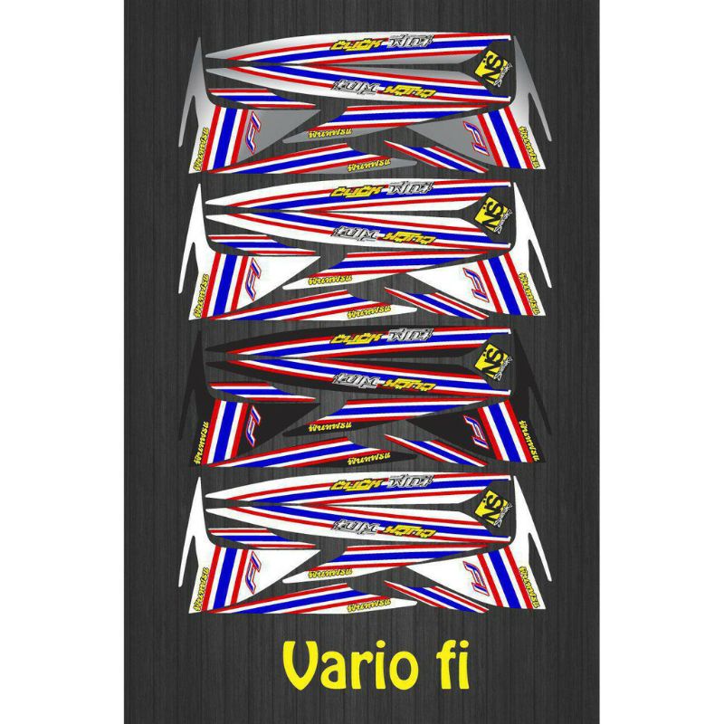 Stiker Striping Variasi Vario 110 FI led clik Thailand