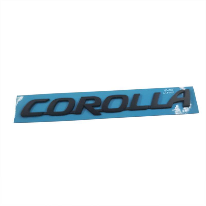 1 X ABS COROLLA Letter Logo Auto Car Rear Emblem Badge Sticker Decal Replacement For Toyota COROLLA