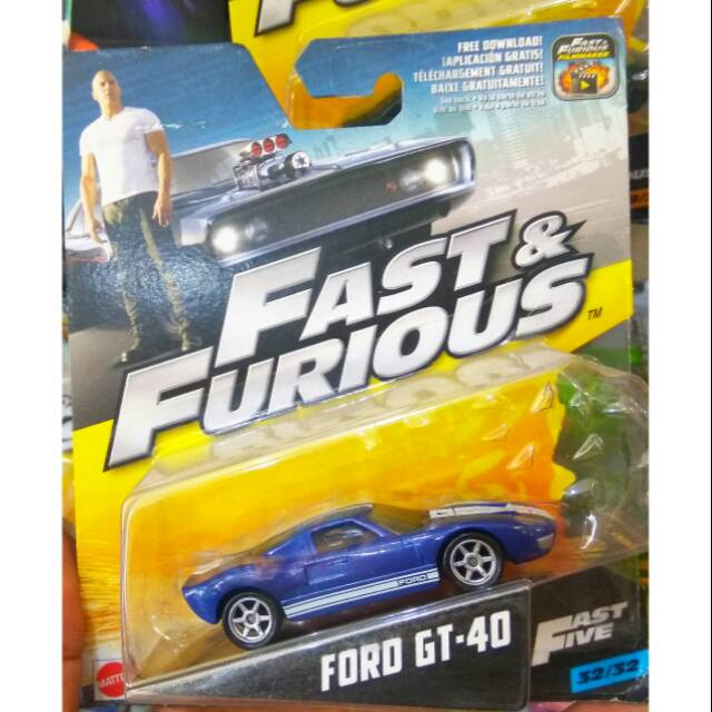 Fast & Furious Diecast Mobil Ford GT 40