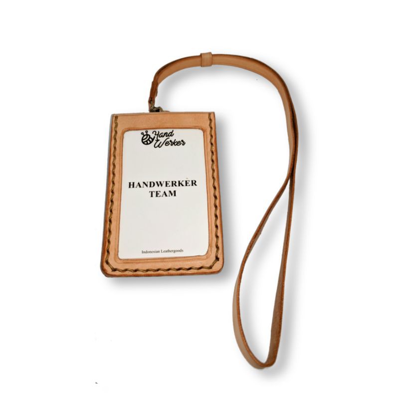 

ID Card Holder III - Name Tag ID Case - Kulit Vegtan Asli