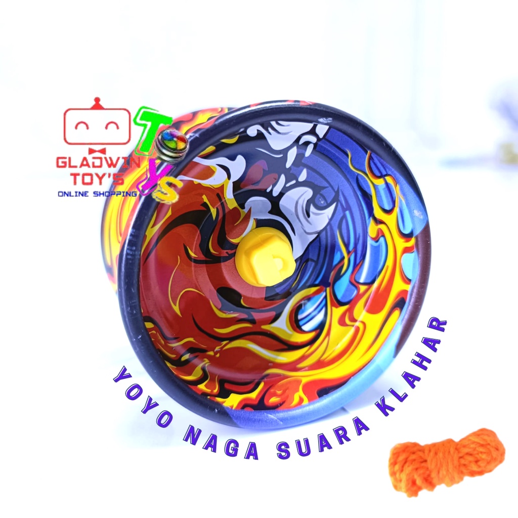 MAINAN YOYO MOTIF NAGA YO YO METAL