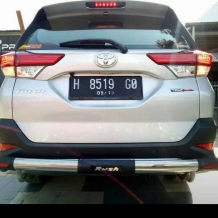 Bemper Belakang Stainless All New Rush Terios