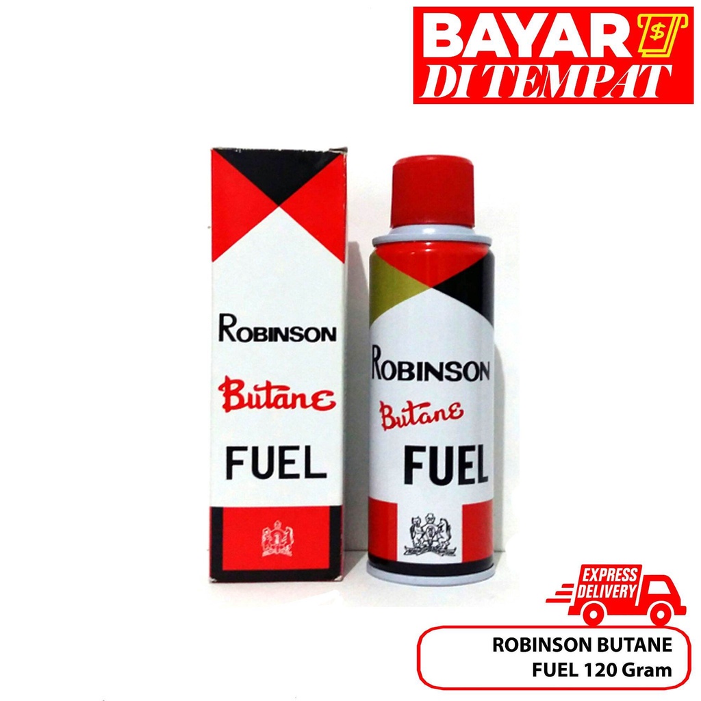 Robinson 120gr Gas Butane Isi Ulang Refill Korek/Gas Isi Ulang Korek