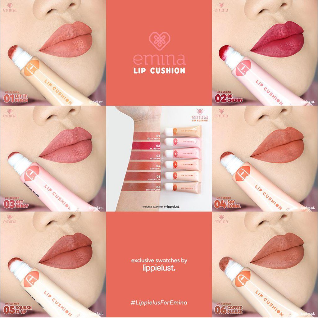 ❤ BELIA ❤ EMINA Lip Cushion 9g