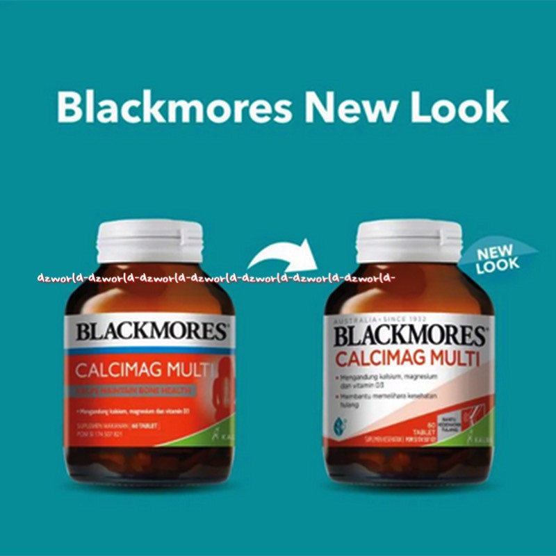 Blackmores Calcimag Multi 60Tablets Vitamin D Suplemen Untuk Tulang Blackmore