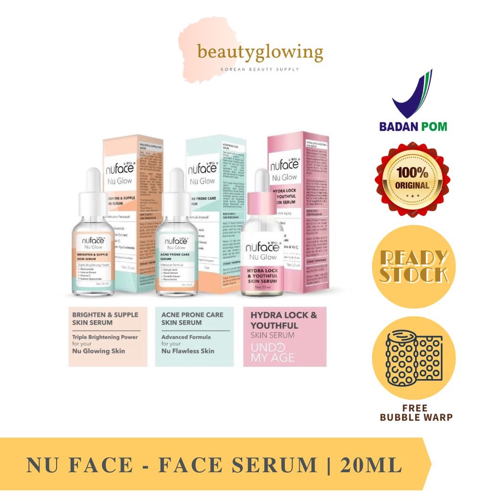 NUFACE Nu Glow Face Serum 20ml