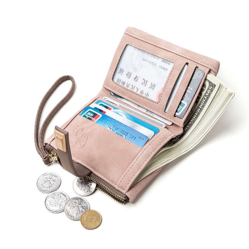 Dompet Wanita Cewek Kartu ORI Motif Impor J172