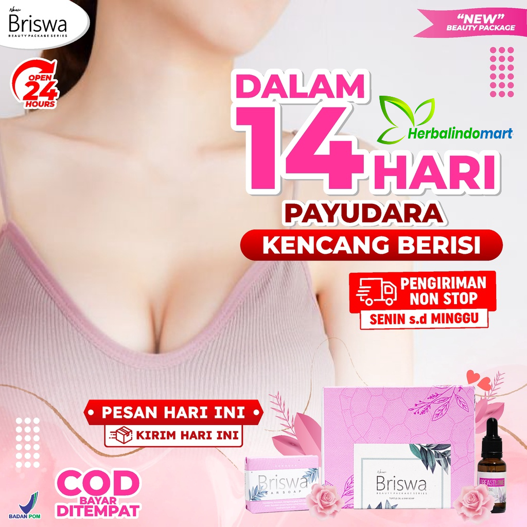 New Briswa - Beauty Package Minyak  Pembesar Pengencang Payudara Menghilangkan Bekas Jerawat