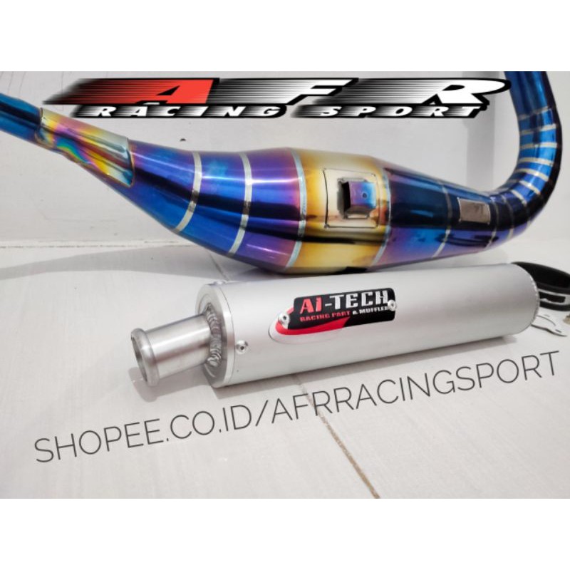 Knalpot Aitech Ninja R RR Cobra Bluemoon