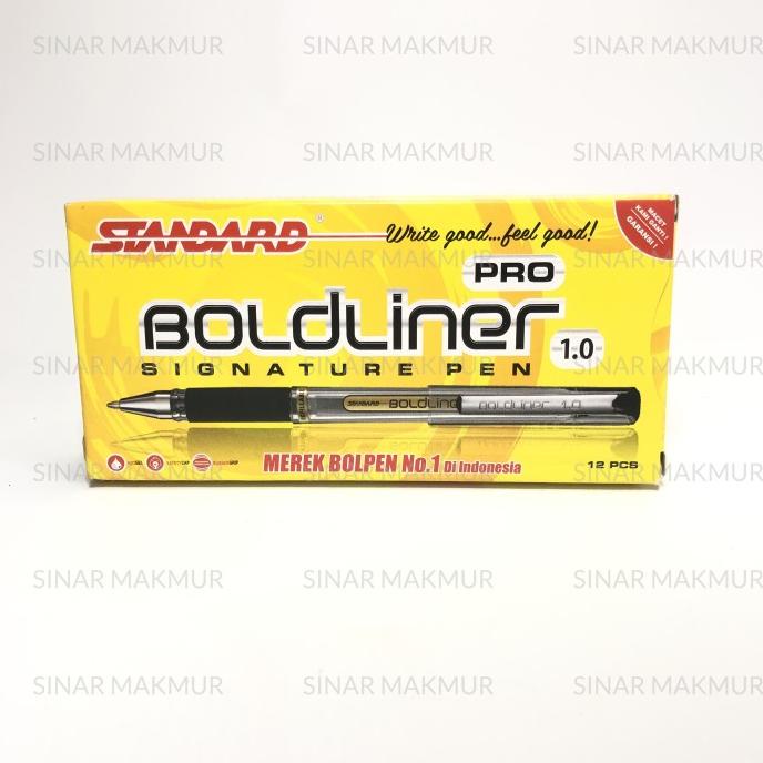 

Pulpen / Ballpoint / Pen Standard Boldliner Pro 1.0 - Hitam
