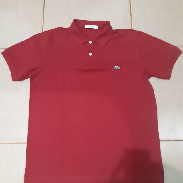 Kaos Polo Lacoste Original Second (L)