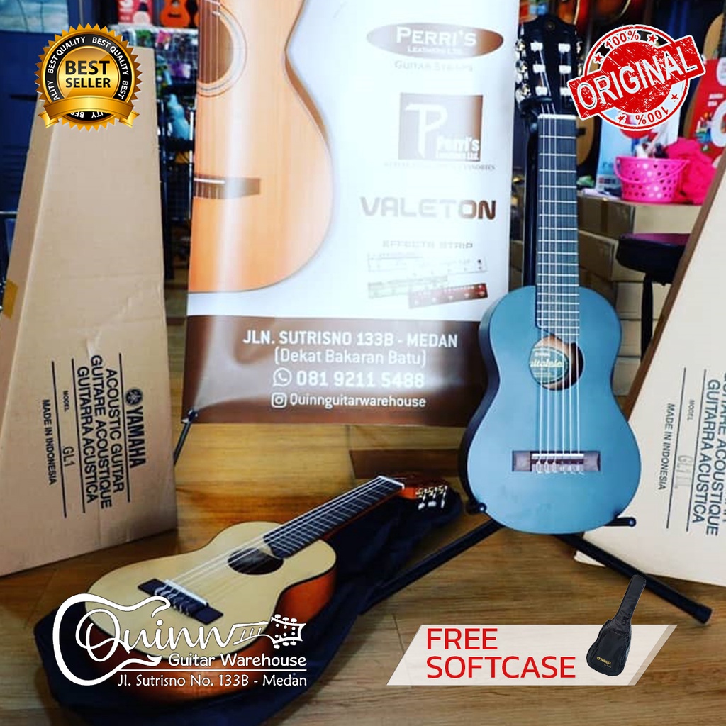 Gitarlele YAMAHA GL1 Original dengan softcase termurah