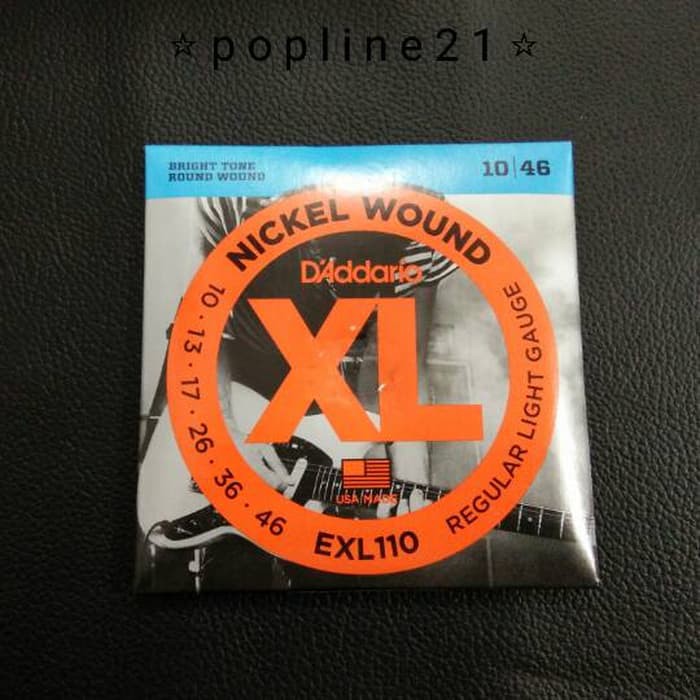 Senar gitar Listrik D'ADDARIO / electric Guitar Strings D'ADDARIO - Original